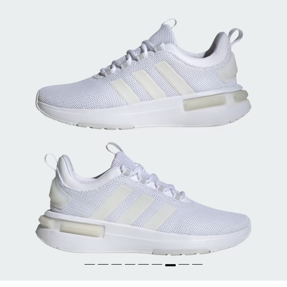 Adidas White Sneakers with Modern Design